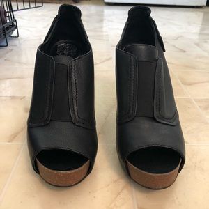 Vince Camuto open toe booties